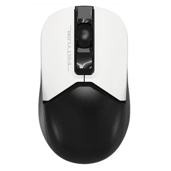 Мышь A4Tech Fstyler FG12 Panda белый/черный оптическая (1200dpi) беспроводная USB (3but)